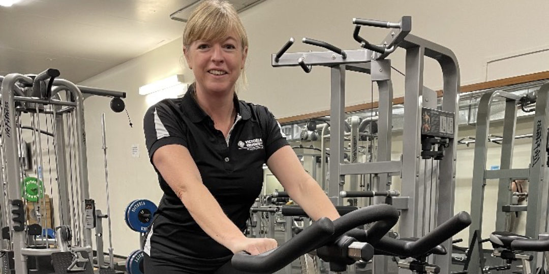 ParentsNext motherhood - image of woman on a bicycle in the gym