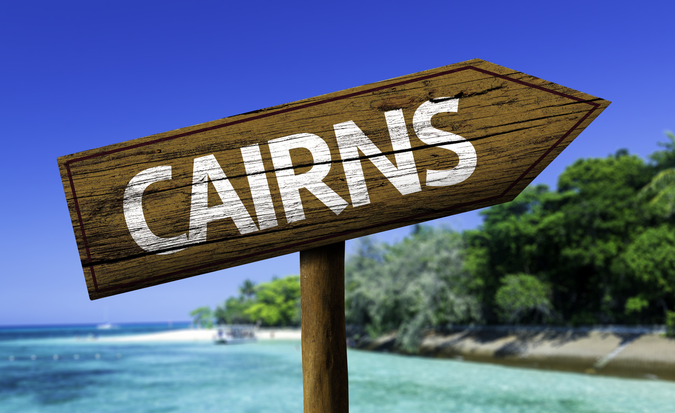 Cairns signpost
